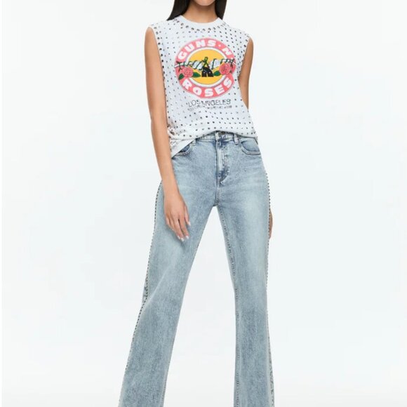 Alice + Olivia BODIE STUDDED JEAN - Picture 3 of 7